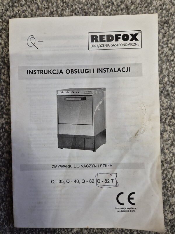 Elbląg Sprzedam zmywarkę gastronomiczną Redfox Q-82
Działająca, w dobrym stanie, z oryginalnymi koszami.