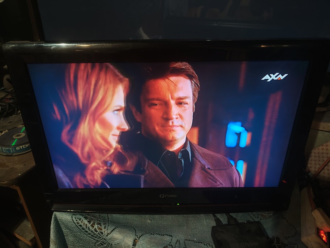 Elbląg Sprzedam telewizor FUNAI 26 cali z oryginalnym pilotem stan dobry. .. stopka jest z tyłu. .. .telewizora. ..