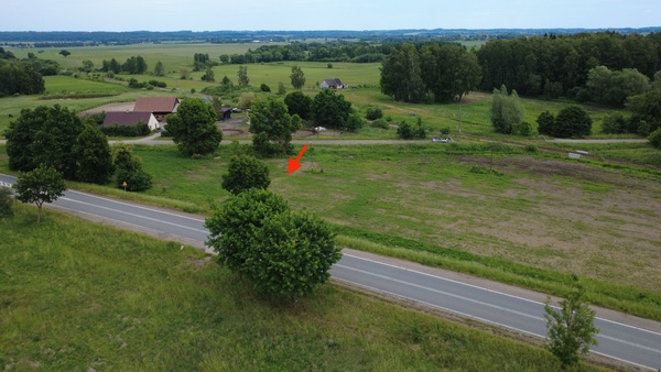 Elbląg Zielony Grąd przy węźle Pasłęk Północ &nbsp; Działka budowlana 1500 m&sup2; z prawomocnymi, bezterminowymi