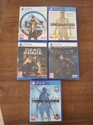 Elbląg Sprzedam gry PS5/PS4 ceny do uzgodnienia prosze przesyłać sms.