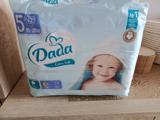 Elbląg Witam. Paplmpersy Dada 5  15-25kg paczka pampersów  plus 15 szuk 20zł