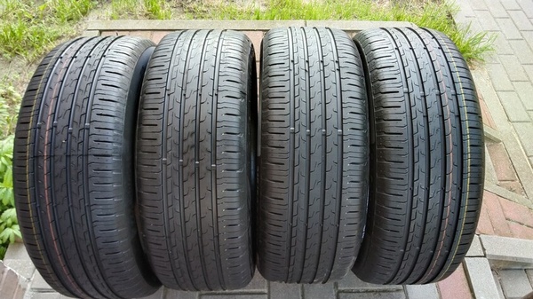 Elbląg Nowe opony letnie Continental EcoContact 6Rozmiar 215/50/18 V XL. Opony zdjęte z nowego samochodu, nie jeżdżone