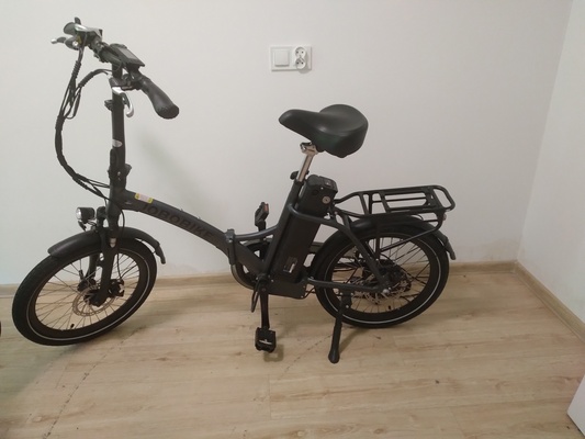 Elbląg Rower elektryczny  Sam skladany prawie nówka ma 3 miesiace oryginalny z opakowaniem karton klucze do montażu.