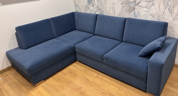 Elbląg Sprzedam kanapę z funkcją spania, kupiona w 04.2022r. w Sonik Meble. Wymiary 260x97x185,wymiary po rozłożeniu