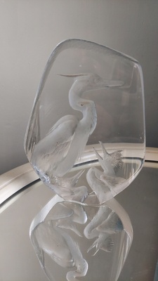 Elbląg Szklana płaskorzeźba