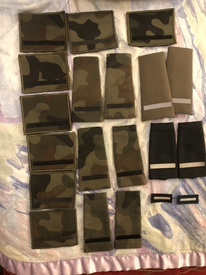 Elbląg Sprzedam pagony wojskowe starszy szeregowy: na goretex, polar, podpinke, mundury letnie i zimowe, na kurtke i