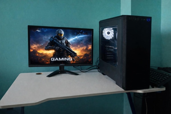 Elbląg Sprzedam komputer stacjonarny + monitor