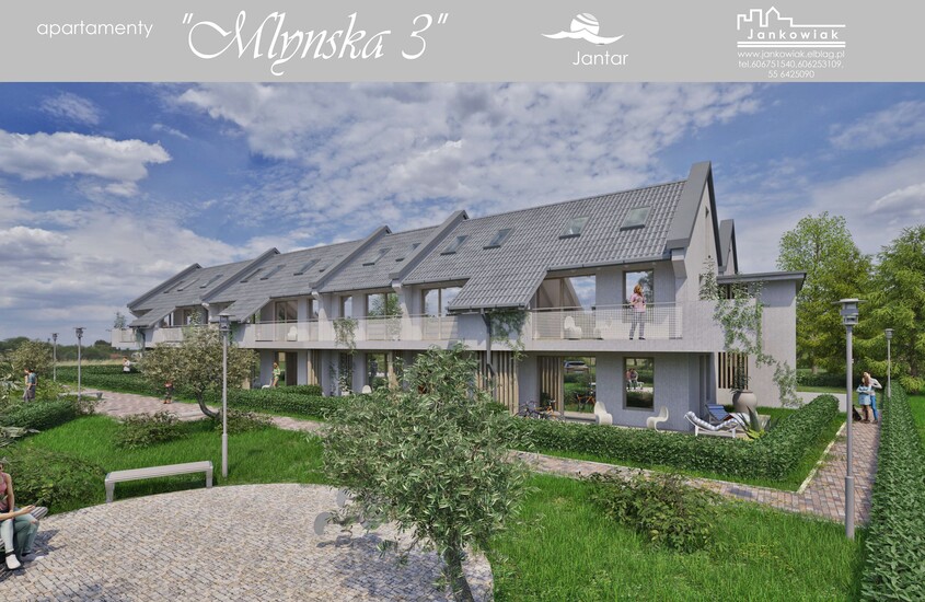 Elbląg PRZEDSIĘBIORSTWO WIELOBRANŻOWE RYSZARD JANKOWIAK deweloper OFERUJE NOWE APARTAMENTY NAD MORZEM W