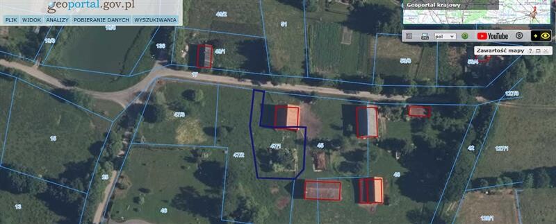 Elbląg NIERUCHOMOŚCI ANNA KRASZEWSKA Działka pod budowę domu Stare Monasterzysko, gm. Młynary