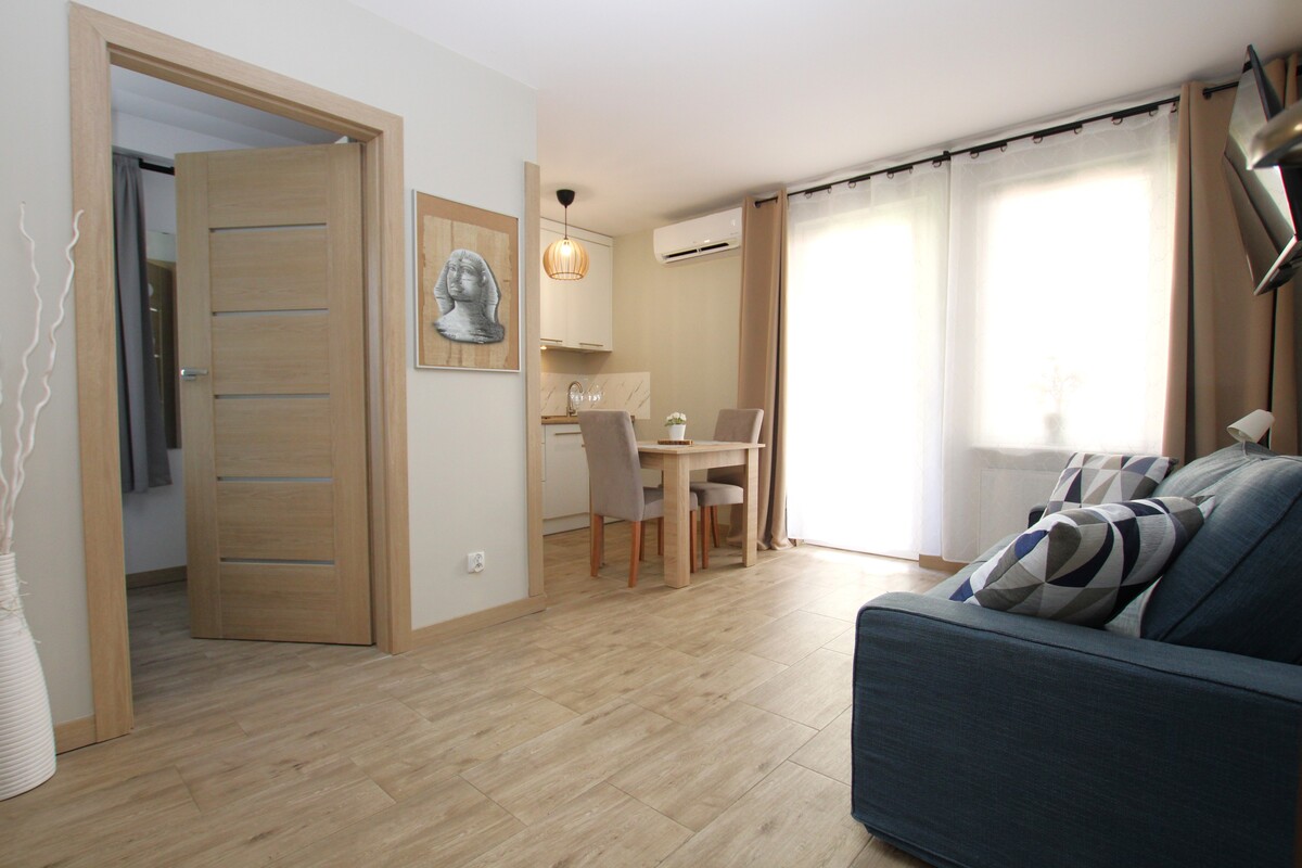Elbląg NIERUCHOMOŚCI ANNA KRASZEWSKA Apartament 2-pokojowy w wysokim standardzie Mierzeja Wiślana,