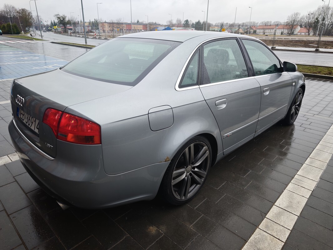 Elbląg Sprzedam Audi A4B7 z silnikiem benzynowym 1.8 Turbo o mocy 163 KM z 2004 roku. Auto z instalacją LPG Przebieg