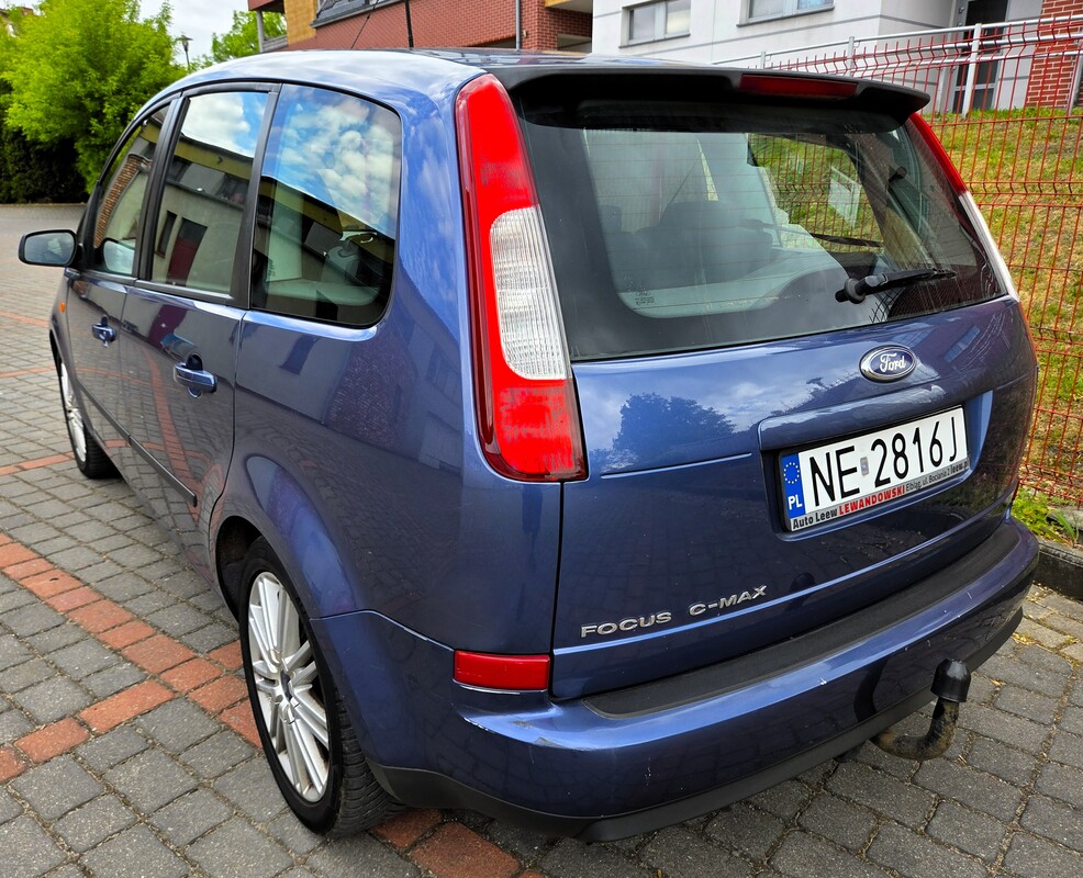 Elbląg Ford C-MAX 2,0Benzyna 145KM 2006Rok Bogato Wyposażone Zadbane Rodzinne Autko -Wspomaganie