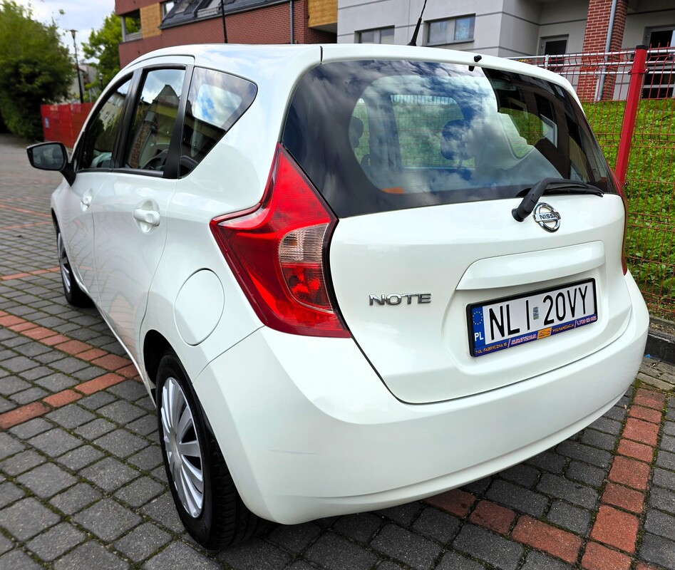 Elbląg Nissan Note 1.2Benzynka 80KM 2016Rok Bardzo Dobry Stan Ekonomiczny 4l/100km-Klimatyzacja Wspomaganie