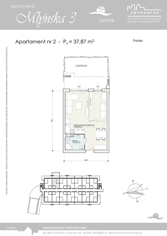 Elbląg PRZEDSIĘBIORSTWO WIELOBRANŻOWE RYSZARD JANKOWIAK deweloper OFERUJE NOWE APARTAMENTY NAD MORZEM W