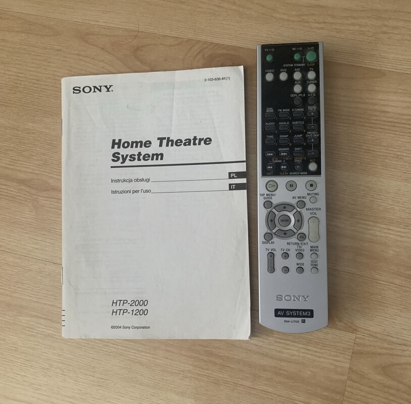 Elbląg Sony HTP-1200 zestaw kina domowego typu „all-in-one”, przeznaczony do domowej rozrywki z dźwiękiem