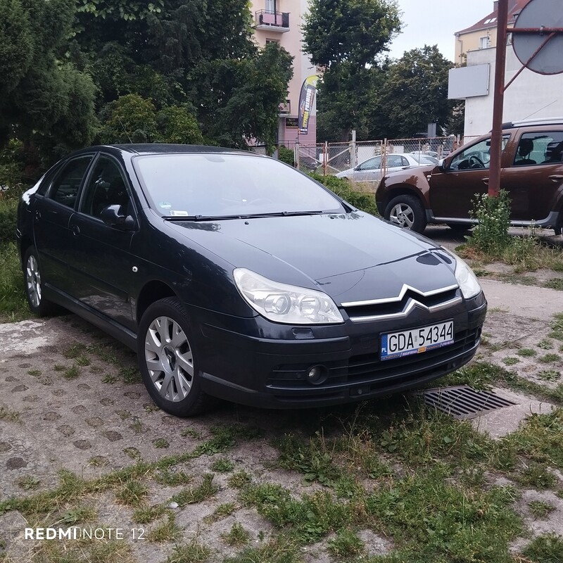 Elbląg Sprzedam CITROENA C5 - WERSJA EXCLUSIVE !. Kolor: Grafitowo / Czarny z Doskonałym silnikiem DIESLA - 2.0 HDI.