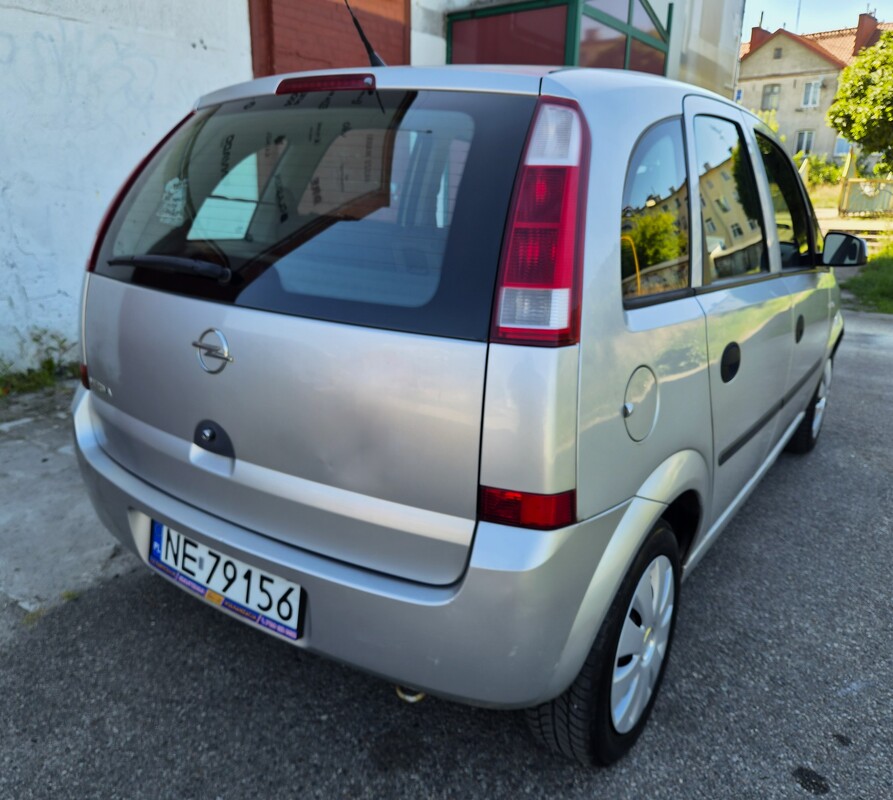Elbląg Opel Meriva 1,6Benzynka 90KM 2005Rok Bardzo Dobry Stan Ekonomiczny -Klimatyzacja Wspomaganie
