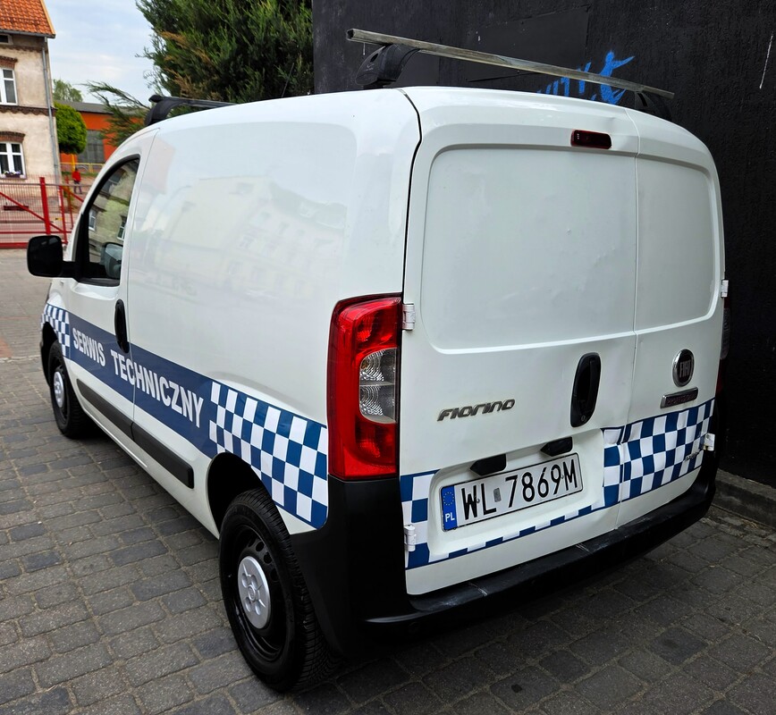 Elbląg Fiat Fiorino 1.3Diesel 75km 2015Rok Sprytne Zadbane Autko Do Pracy-Klimatyzacja Wspomaganie