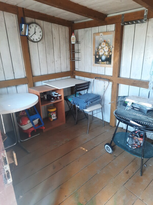 Elbląg sprzedam działkę rod Słoneczne Wzgórze na Bielanach o pow.450m ², drewniana altanka, osobne WC, woda,