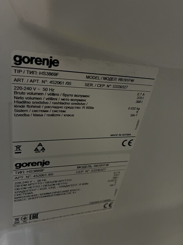 Elbląg Sprzedam lodówkę (chłodziarkę) Gorenje R6191 FW
Lodówka biała w bardzo dobrej kondycji, minimalne ślady
