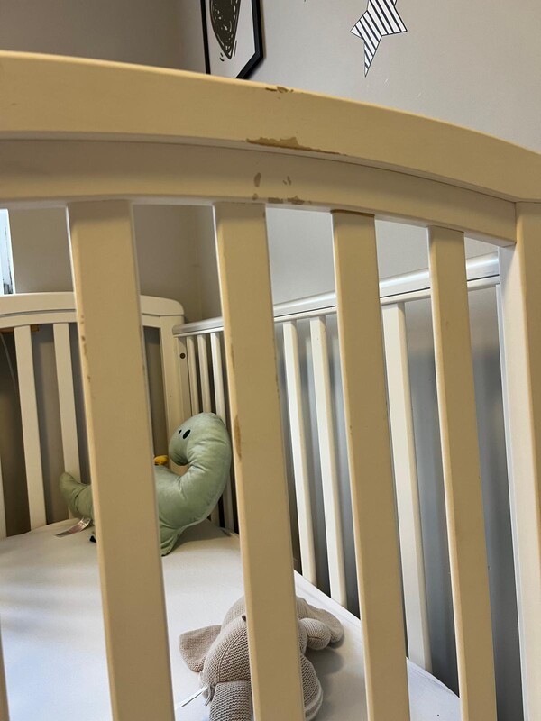 Elbląg Sprzedam drewniane łóżeczko Troll Nicole + materac gryczano-kokosowy 120x60 cm