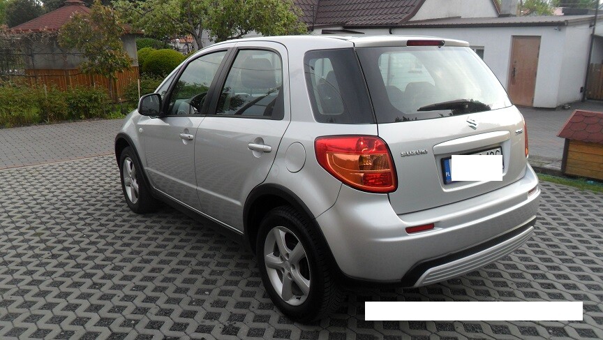 Elbląg SUZUKI Sx4 ROK 2010POJ 1,5 BenzKlimatyzacja sprawnaAlu felgiAir bag Grzane fotele HalogenyElektryczne