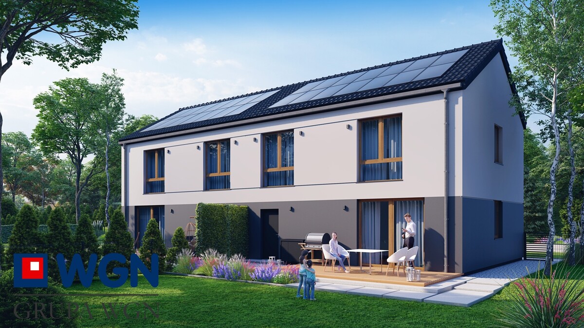 Elbląg NOWOCZESNY DOM W ZABUDOWIE DWULOKALOWEJ 116,37m² STAN DEWELOPERSKI