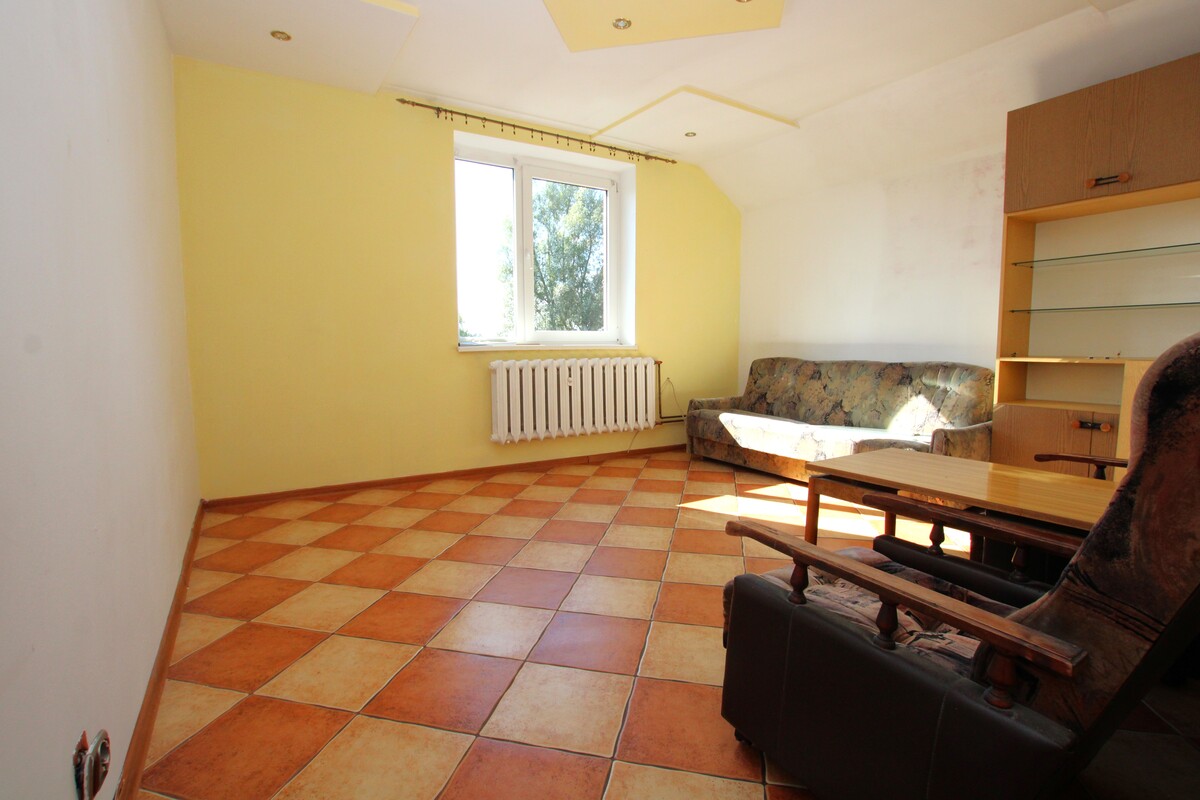 Elbląg NIERUCHOMOŚCI ANNA KRASZEWSKA  Bezczynszowe mieszkanie 1-pokojowe z garażem    Mleczewo, gm.