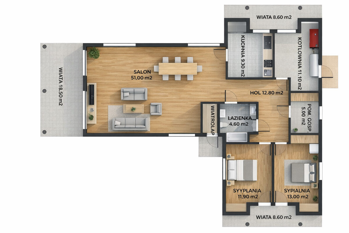 Elbląg DOM DREWNIANY JEDNORODZINNY ECOHOUSE IIIJesteśmy firmą zajmującą się produkcją domów drewnianych mieszkalnych