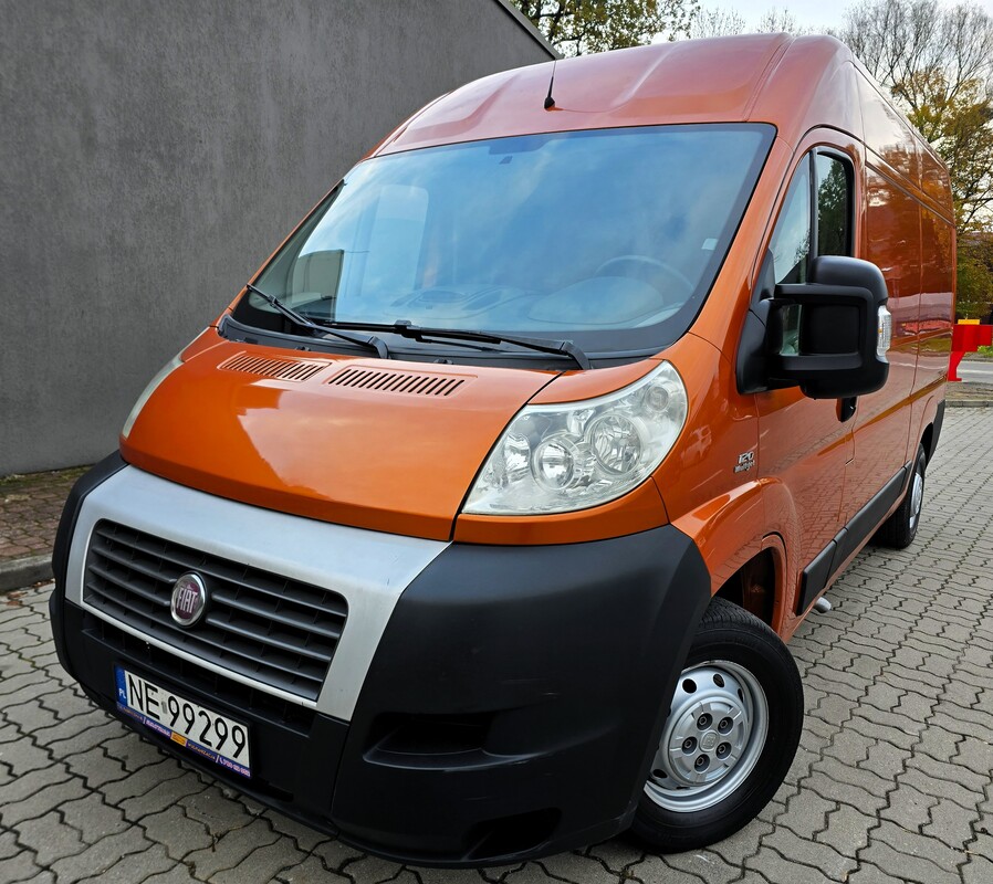 Elbląg Fiat Ducato Średni 2.3Diesel  120KM 2010Rok 3-Osobowy Zadbany Bez Rdzy  -Klimatyzacja  Poduszki