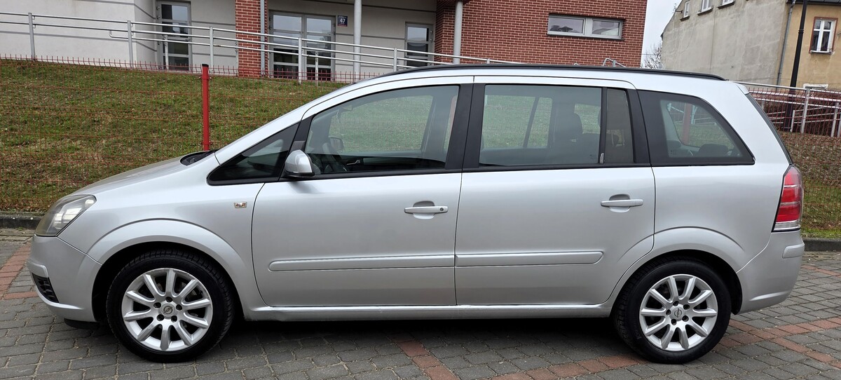 Elbląg Opel Zafira B 1,6Benzyna Gaz 105KM 2008Rok 7-Osobowa Gaz Ważny Do 2035r-Klimatronik Poduszki