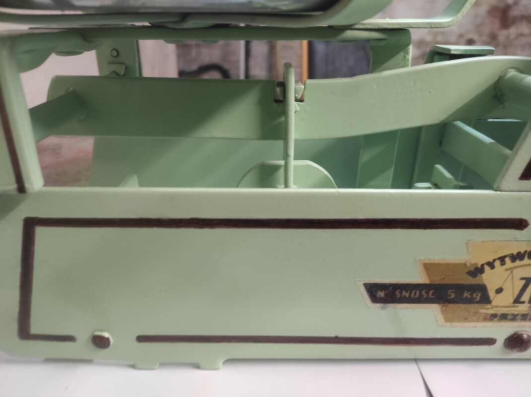 Elbląg sprzedam piĘkną wagę szalkową po całkowitej renowacji sprawna działa do kolekcji wystroju wnętrza lub do