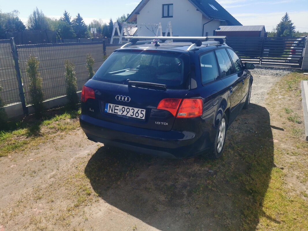 Elbląg Sprzedam Audi A4 B7 z 2005 roku z silnikiem 1.9 TDI 116 KM.