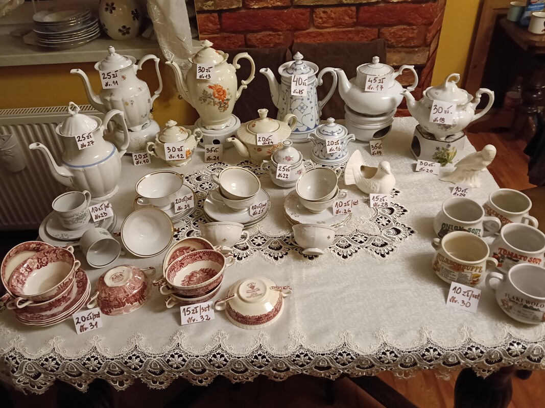 Elbląg Sprzedam porcelanę. Ceny podane na zdjęciach. Cena z ogłoszenia nie jest ceną sprzedaży.