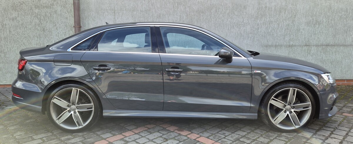 Elbląg Audi A3 Sedan 2.0Benz 220Km 2017Rok Zwinne Miejskie Autko Quattro-Wspomaganie Kierownicy Tempomat