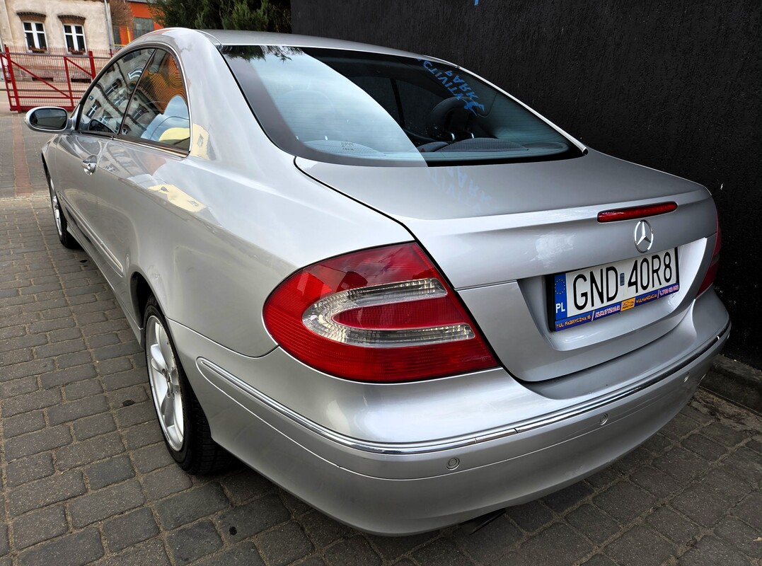 Elbląg Mercedes CLK 1,8Kompresor 164KM 2004Rok Bardzo Dobry Stan Techniczny Automatyczna Skrzynia-Klimatyzacja