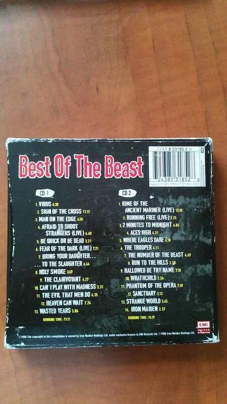 Elbląg Sprzedam płyty CD
IRON MAIDEN - Live After Death 50 zł
IRON MAIDEN - Best Of The Best