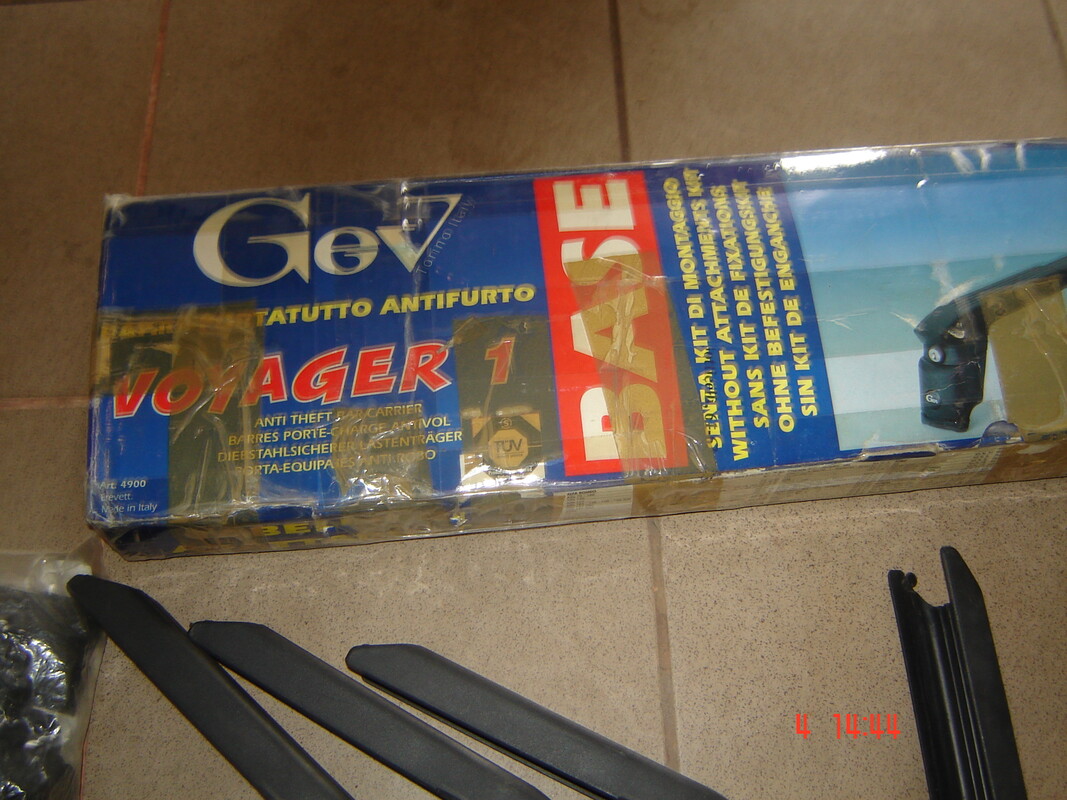 Elbląg Sprzedam (używany) samochodowy bagażnik dachowy na dwa rowery. Bagażnik włoskiej firmy Gev, posiada