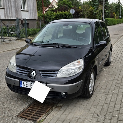 Elbląg Renault Scenic II 1.6 – sprawny, klima, hak, OC i przegląd 2027