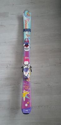 Elbląg Narty dla dziewczynki 120cm malo uzywane