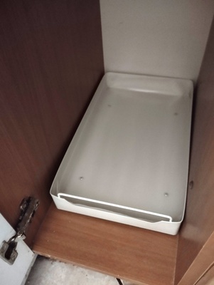 Elbląg Sprzedam wysuwane półki do szafek. Organizer pod zlewozmywak. Przyklejasz do półki i jest szuflada. Ilość 4