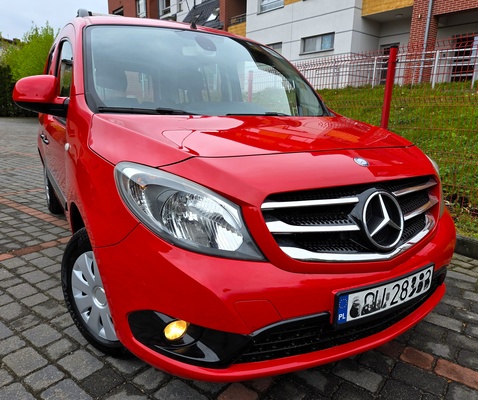 Elbląg Mercedes-Benz Citan Lift 1,5Diesel 75Km 2015Rok Sprowadzony w 2025roku-Sprawna Klimatyzacja