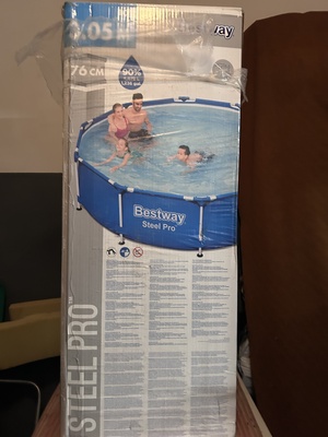 Elbląg Sprzedam basen o wymiarach 305cm głęboki na 70 cm w bardzo dobrym stanie raz rozkładany
