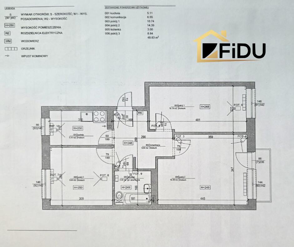 Elbląg ⭐ ⭐ ⭐ ⭐ ⭐FiDU Biuro Nieruchomości prezentuje:Mieszkanie