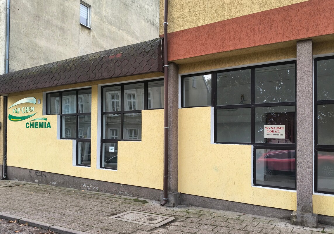 Elbląg Wynajmę lokal użytkowy o powierzchni 83m2 przy ulicy Kosynierów Gdyńskich 7 w Elblągu.