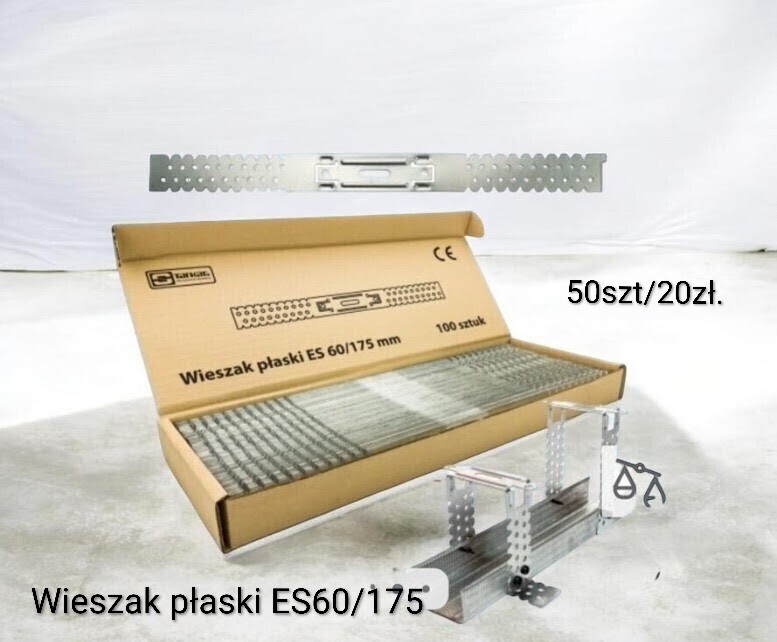 Elbląg Odwornica do gniazdek, z głowicą SDS do betonu. Wieszak ES płaski do profili CD60 > > >