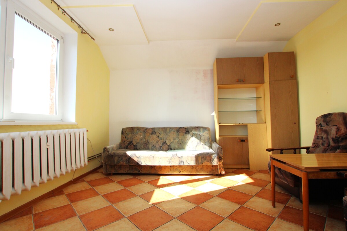 Elbląg NIERUCHOMOŚCI ANNA KRASZEWSKA  Bezczynszowe mieszkanie 1-pokojowe z garażem    Mleczewo, gm.