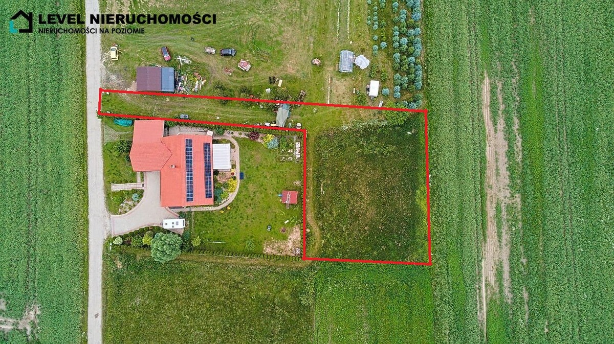 Elbląg LEVEL NIERUCHOMOŚCI Działka - zabudowa zagrodowaNowa Wieś pod Pasłękiem1490 m2 NIERUCHOMOŚCI NA