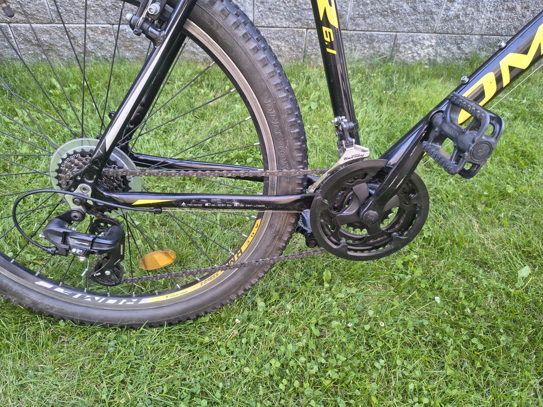 Elbląg Rower górski hardtail Romet Rambler R6.1 MTB Series czarny / żółty 2022,jestem pierwszym właścicielem roweru