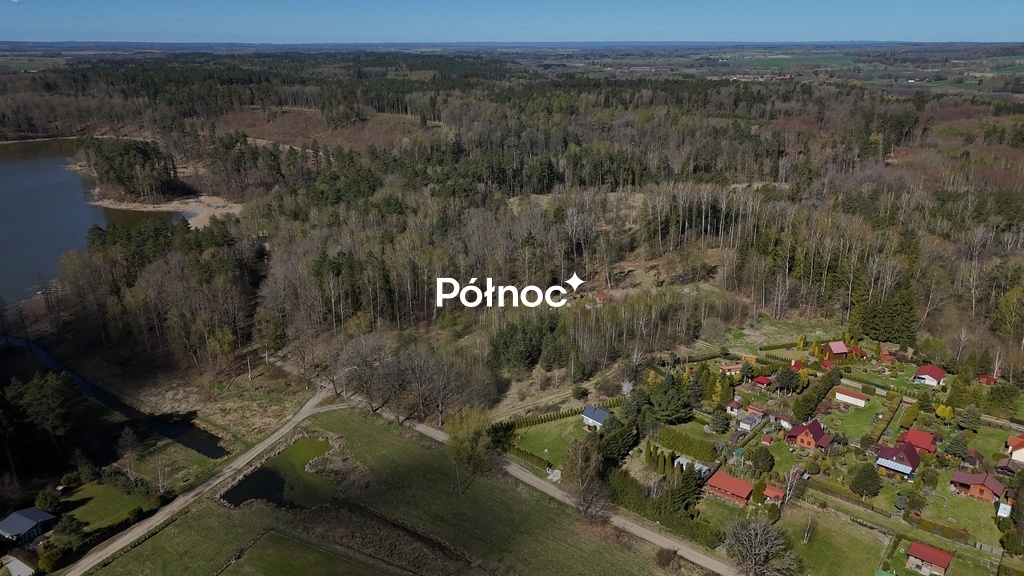 Elbląg PÓŁNOC NIERUCHOMOŚCISprzedam działkę - Glebiska. Wyjątkowa działka nad jeziorem Taftowo – Glebiska, gm.